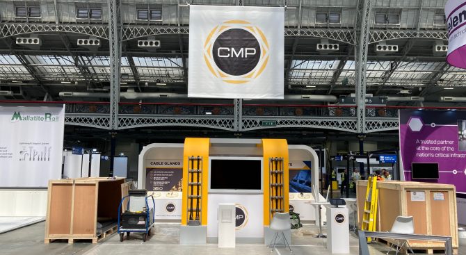 shipping container trade show booth