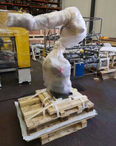 Machinery ready for packing