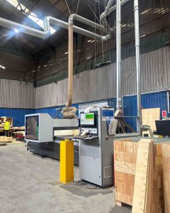 CNC Machine with Extraction