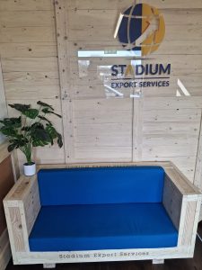 Custom machined chair