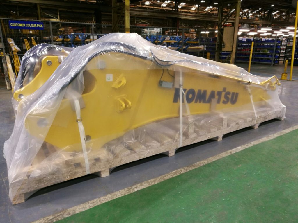 Excavator Arm Packaging Solution